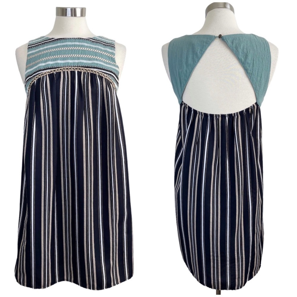 THML Boho Open Back Shift Dress size M
